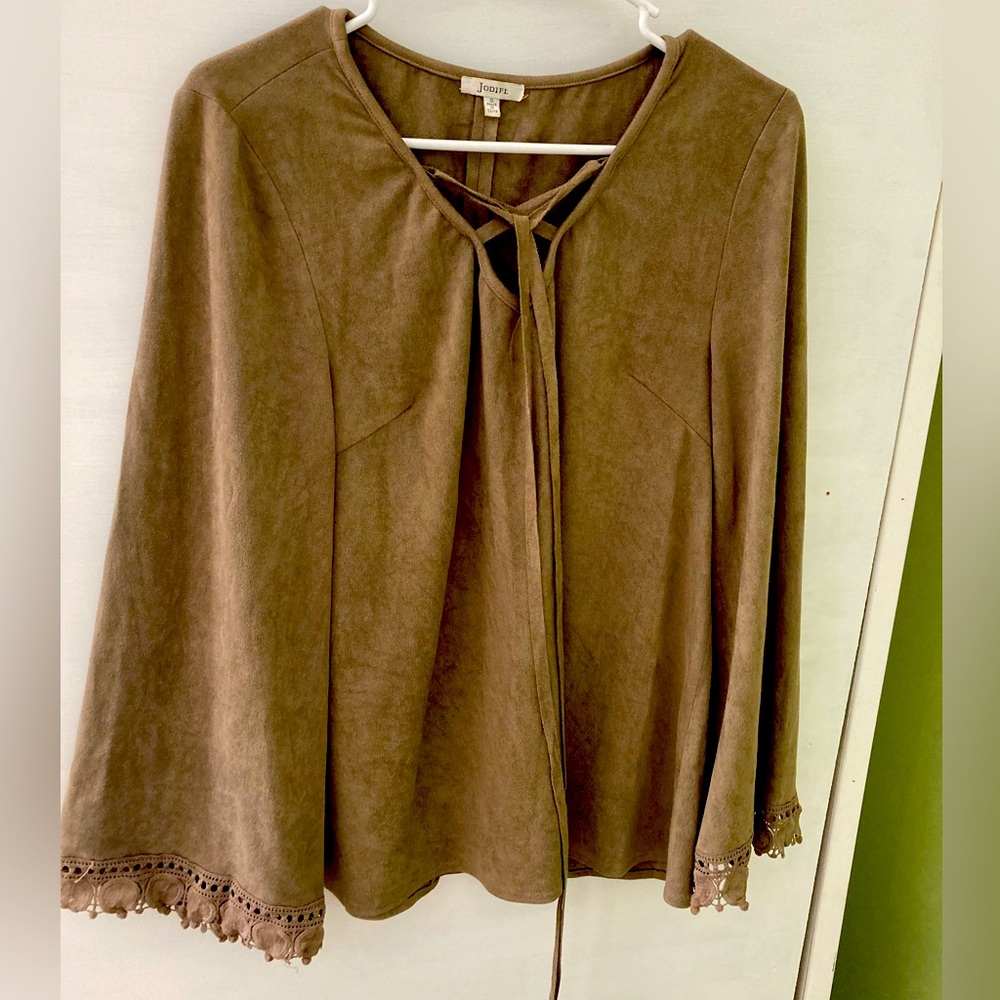 Suede Tan Top